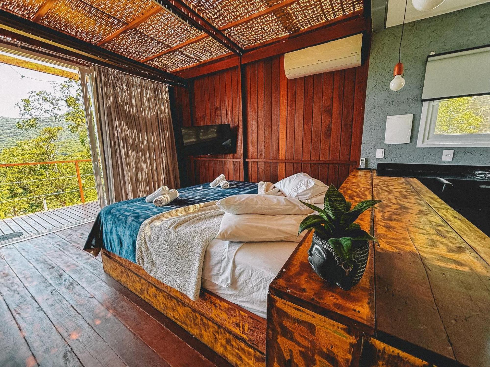 Casa De Vidro Alto Padrao - Hospedar Com Proposito Villa Florianópolis Екстериор снимка